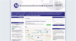 Desktop Screenshot of fondazioneforensebolognese.it